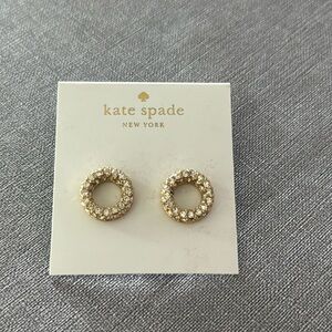 Kate spade platform chain stud earrings